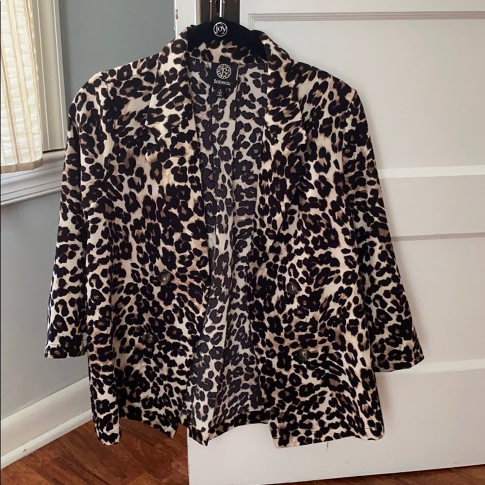 NORDSTROM Cheetah/Leopard Print Blazer